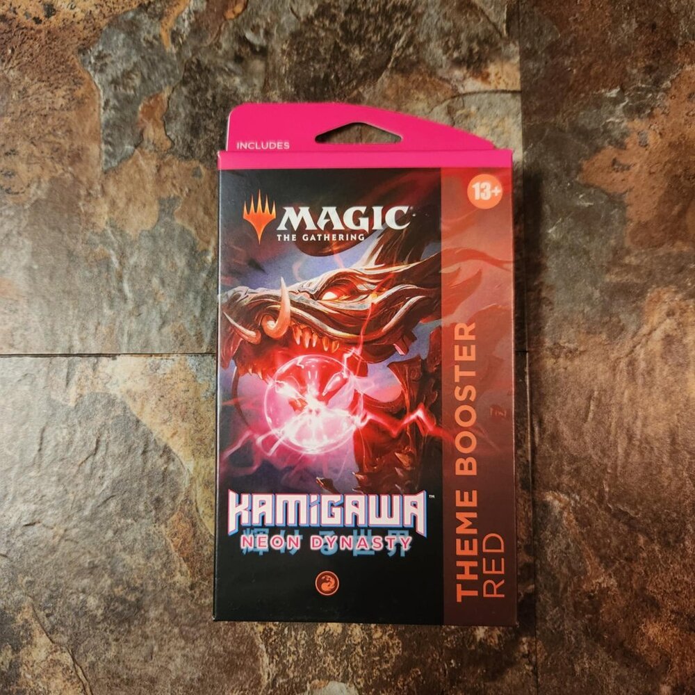 Magic the Gathering Kamigawa Neon Dynasty Red Theme Booster - NEW